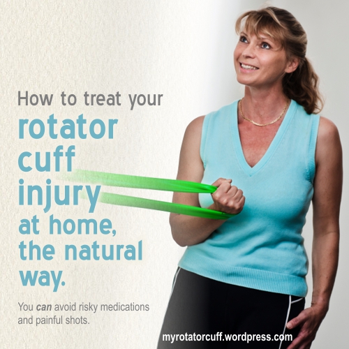 How to treat your rotator cuff injury at home, the natural way.